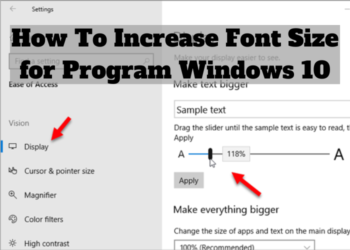 How To Increase Font Size On Brother Printer